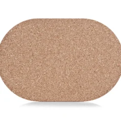 Zeller Placemats - 4x stuks - kurk - 44 x 29 cm