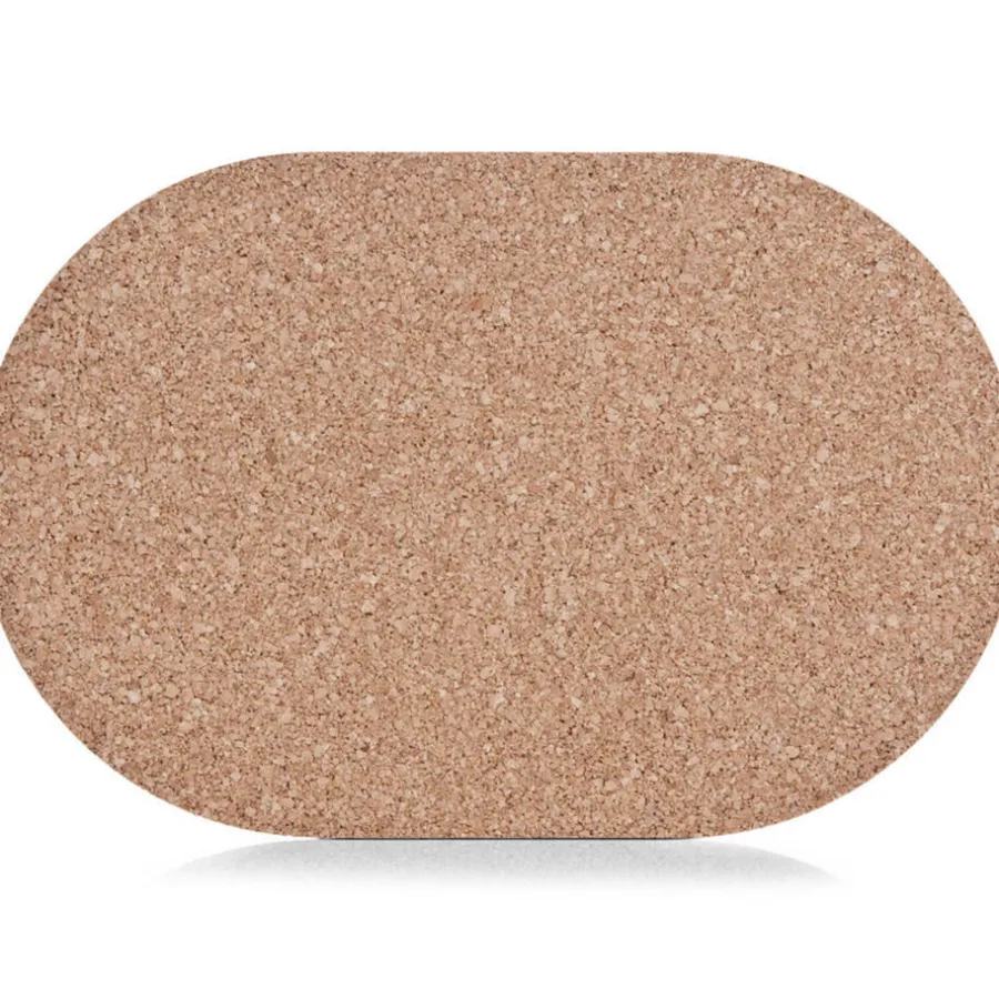 Zeller Placemats - 4x stuks - kurk - 44 x 29 cm