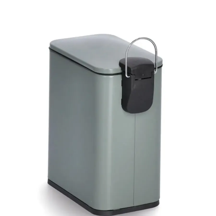 Prullenbakken-Zeller Prullenbak/pedaalemmer - metaal/kunststof - 5L - soft close