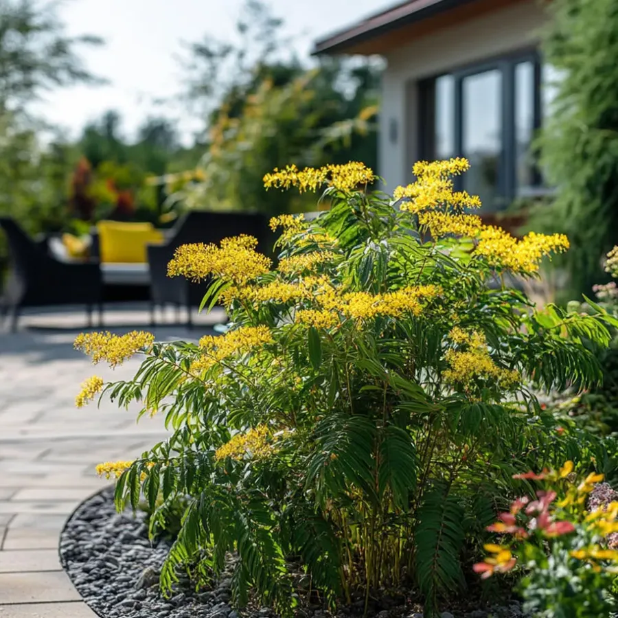 Planten|Tuinplanten-Plant in a Box Zilveracacia - Set van 6 - Mimosa dealbata - Hoogte 25-40cm - ⌀9cm