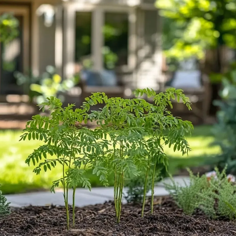 Planten|Tuinplanten-Plant in a Box Zilveracacia - Set van 6 - Mimosa dealbata - Hoogte 25-40cm - ⌀9cm