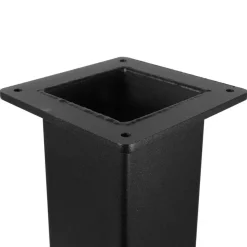 IVOL Zwarte Tafelpoot Vierkant - 80 x 80 x 720 mm