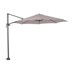 Parasols-Garden Impressions Zweefparasol Hawaii S - met voet en hoes - Zand - 300 cm