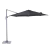 Garden Impressions Zweefparasol Hawaii S - met voet en hoes - Zwart - 300 cm