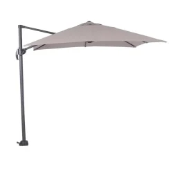 Garden Impressions Zweefparasol Hawaii S - met voet en hoes - Zand - 250 x 250 cm
