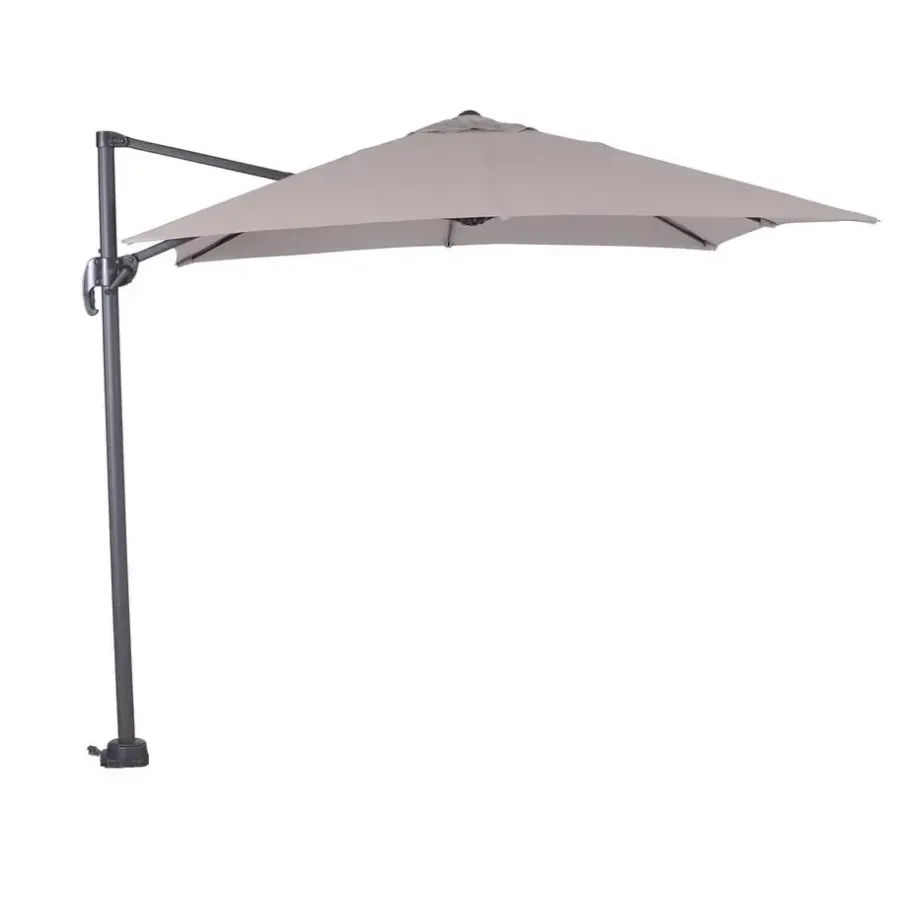 Garden Impressions Zweefparasol Hawaii S - met voet en hoes - Zand - 250 x 250 cm