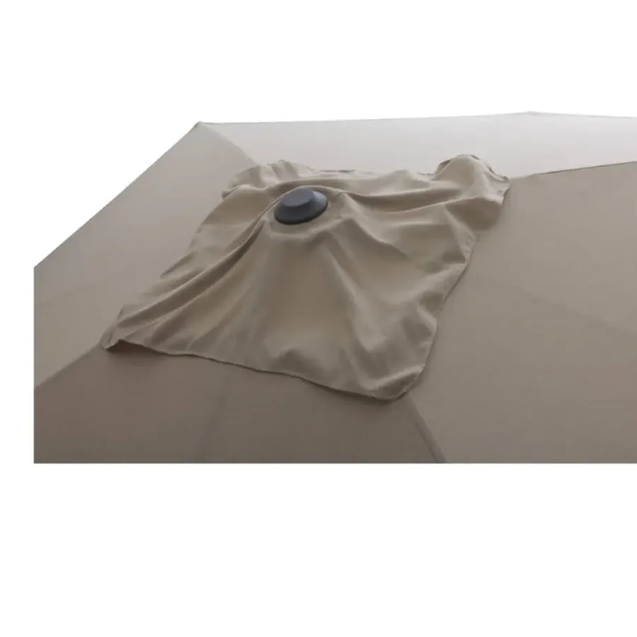 Leen Bakker Zweefparasol Nancy - taupe - 300x300 cm